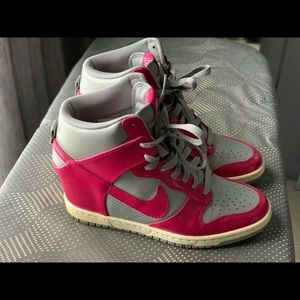 Nike dunk sky high. Wedge sneakers